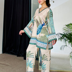 Island Flora Kurta Set