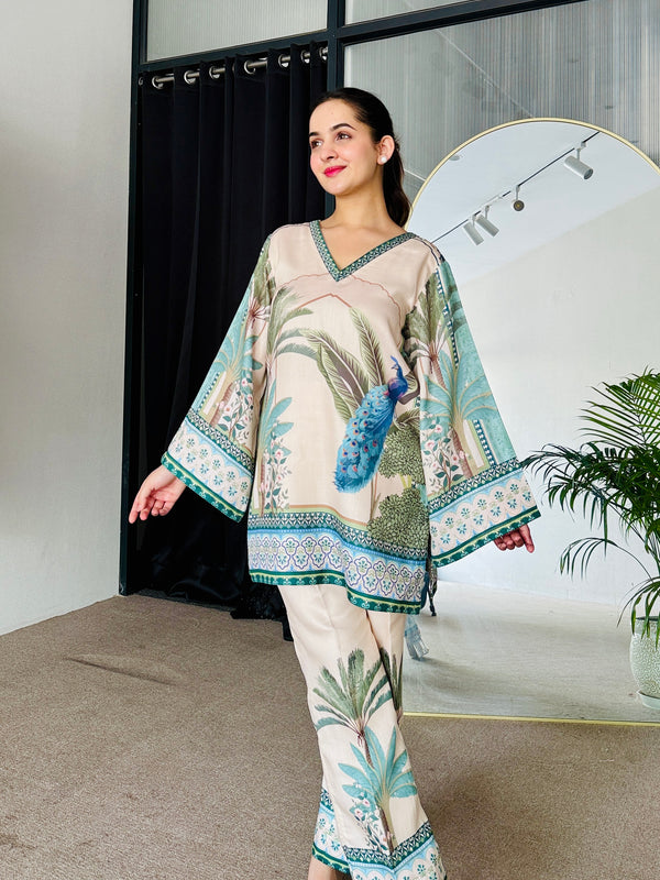 Island Flora Kurta Set