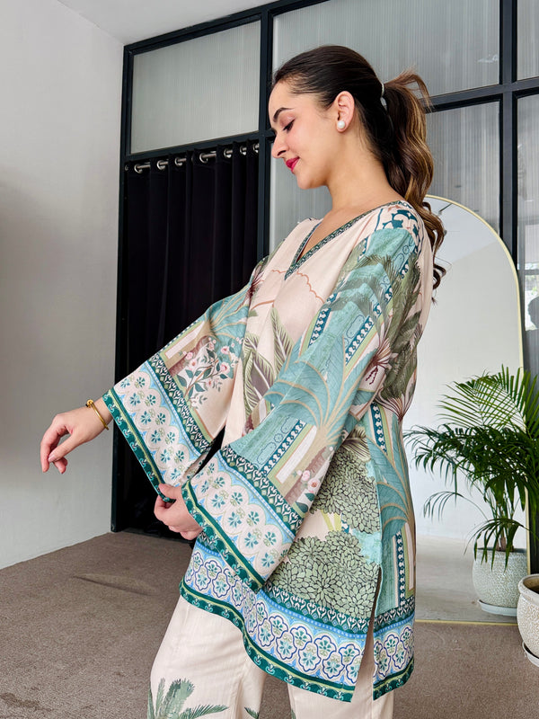 Island Flora Kurta Set