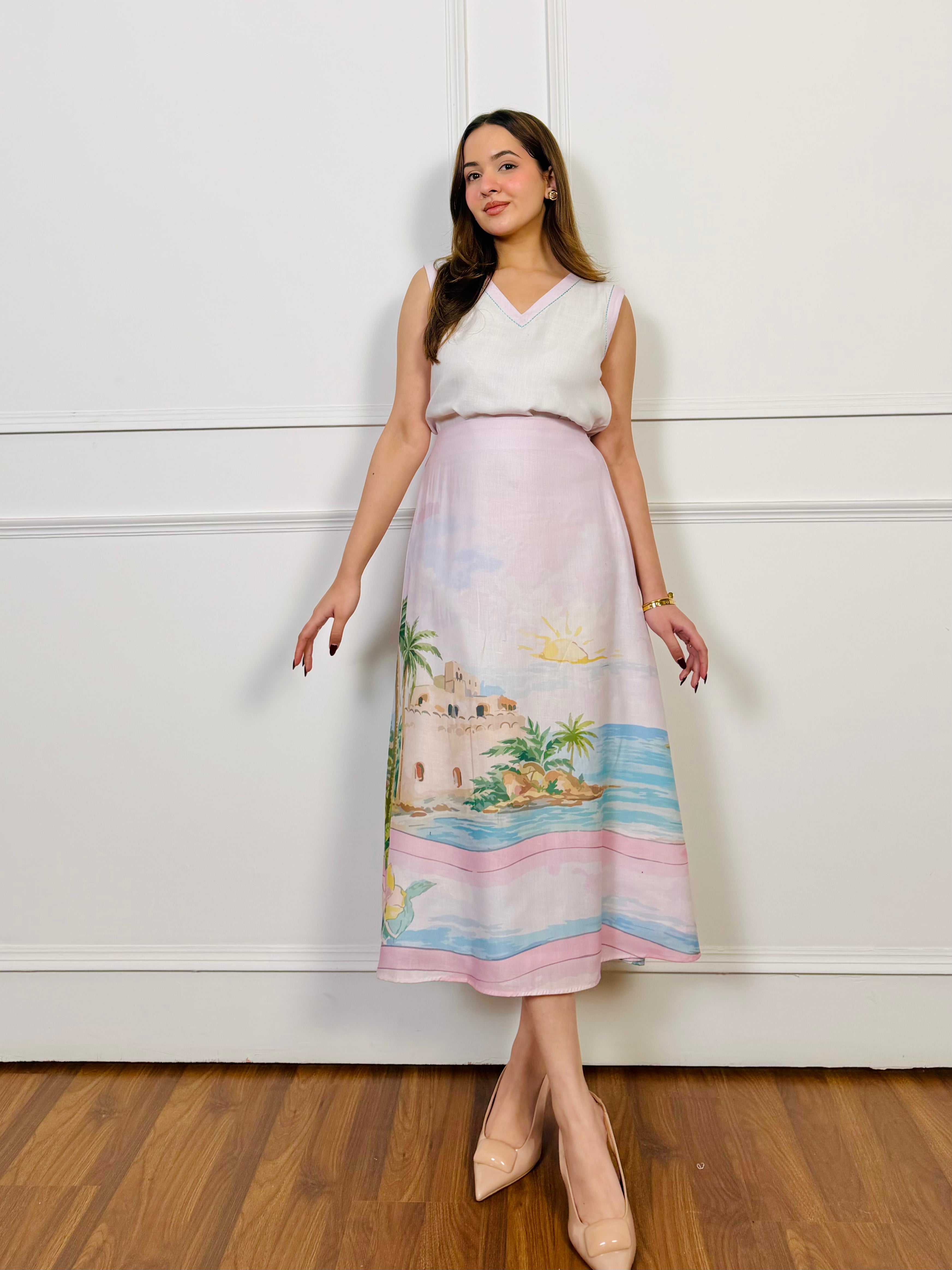 Summer Paradise Skirt Set