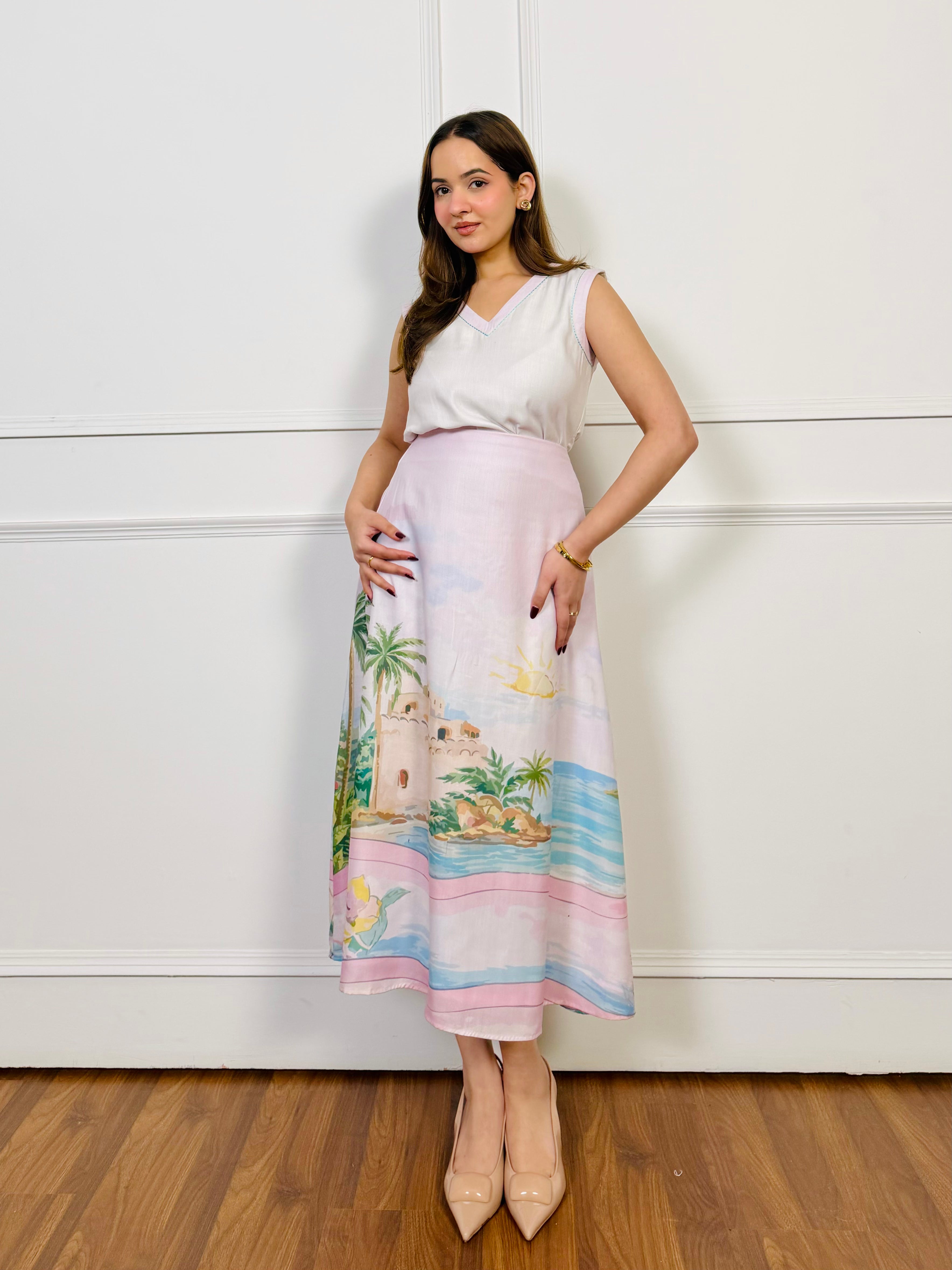 Summer Paradise Skirt Set