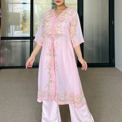 Pink Floral Festive Fusion Set