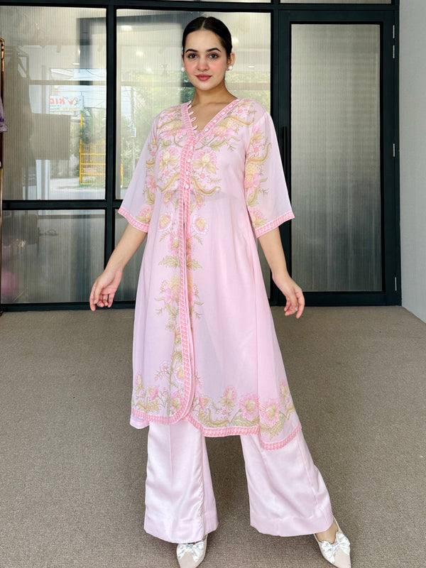 Pink Floral Festive Fusion Set