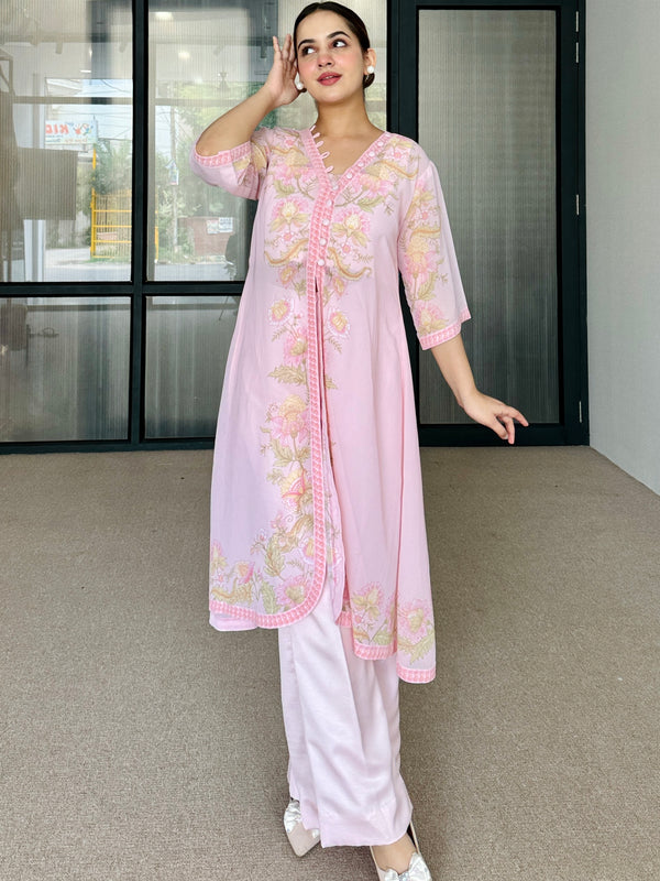 Pink Floral Festive Fusion Set
