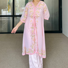 Pink Floral Festive Fusion Set