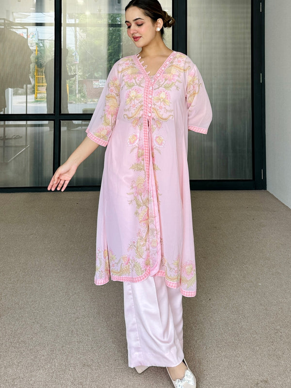 Pink Floral Festive Fusion Set