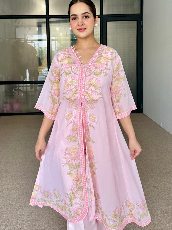 Pink Floral Festive Fusion Set
