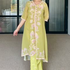 Green Floral Festive Fusion Set