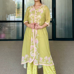 Green Floral Festive Fusion Set
