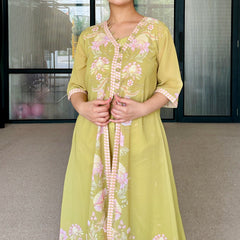 Green Floral Festive Fusion Set