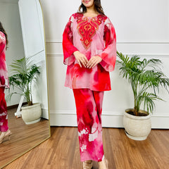 Pink Mirage Kurta Set