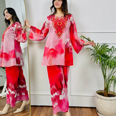 Pink Mirage Kurta Set