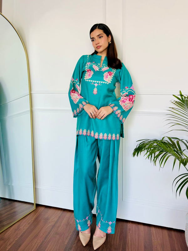Green Serenity Kurta Set