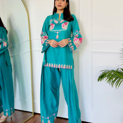 Green Serenity Kurta Set