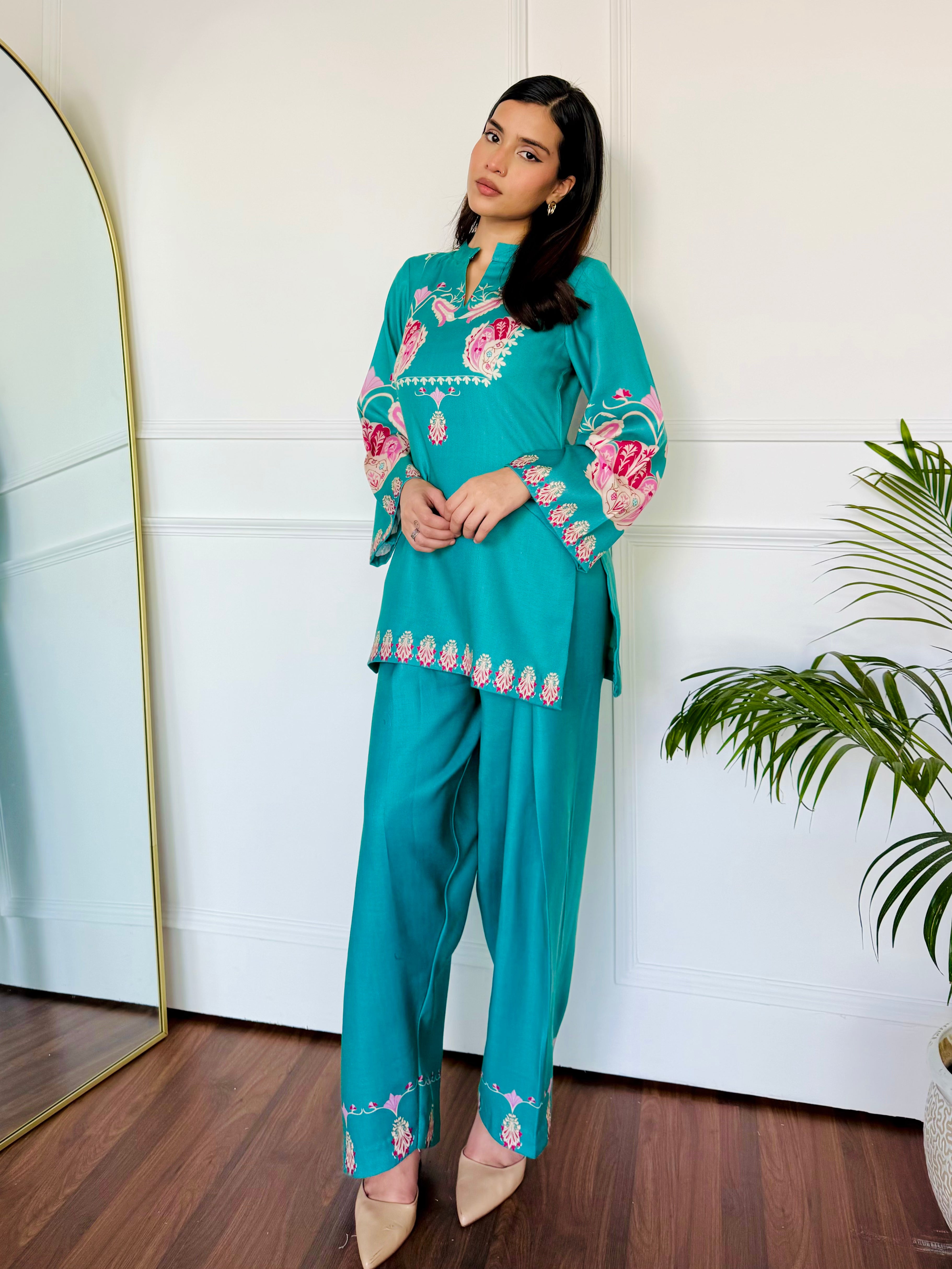 Green Serenity Kurta Set
