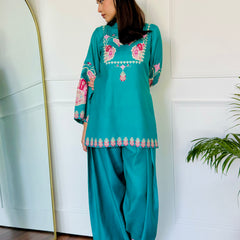 Green Serenity Kurta Set