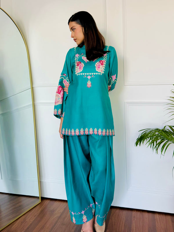 Green Serenity Kurta Set