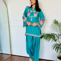Green Serenity Kurta Set