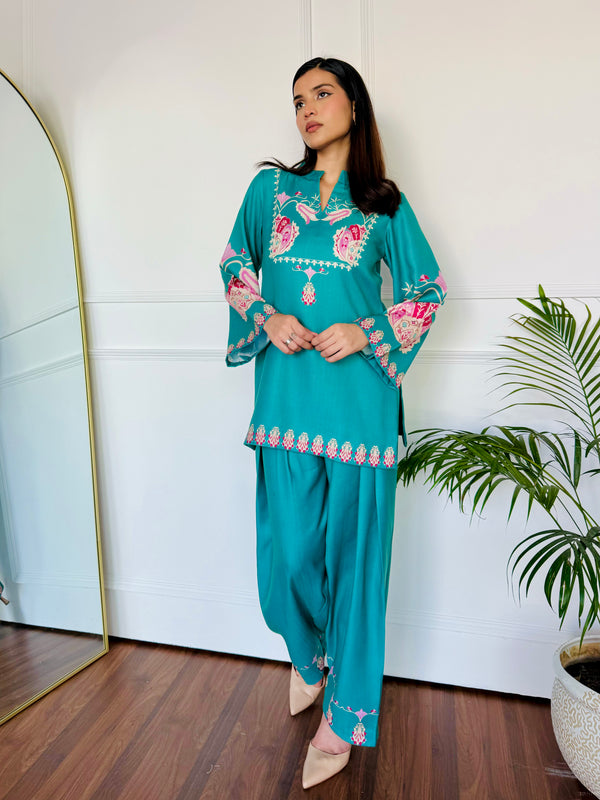 Green Serenity Kurta Set