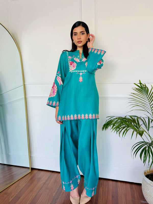 Green Serenity Kurta Set