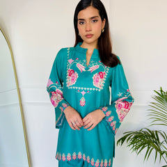 Green Serenity Kurta Set