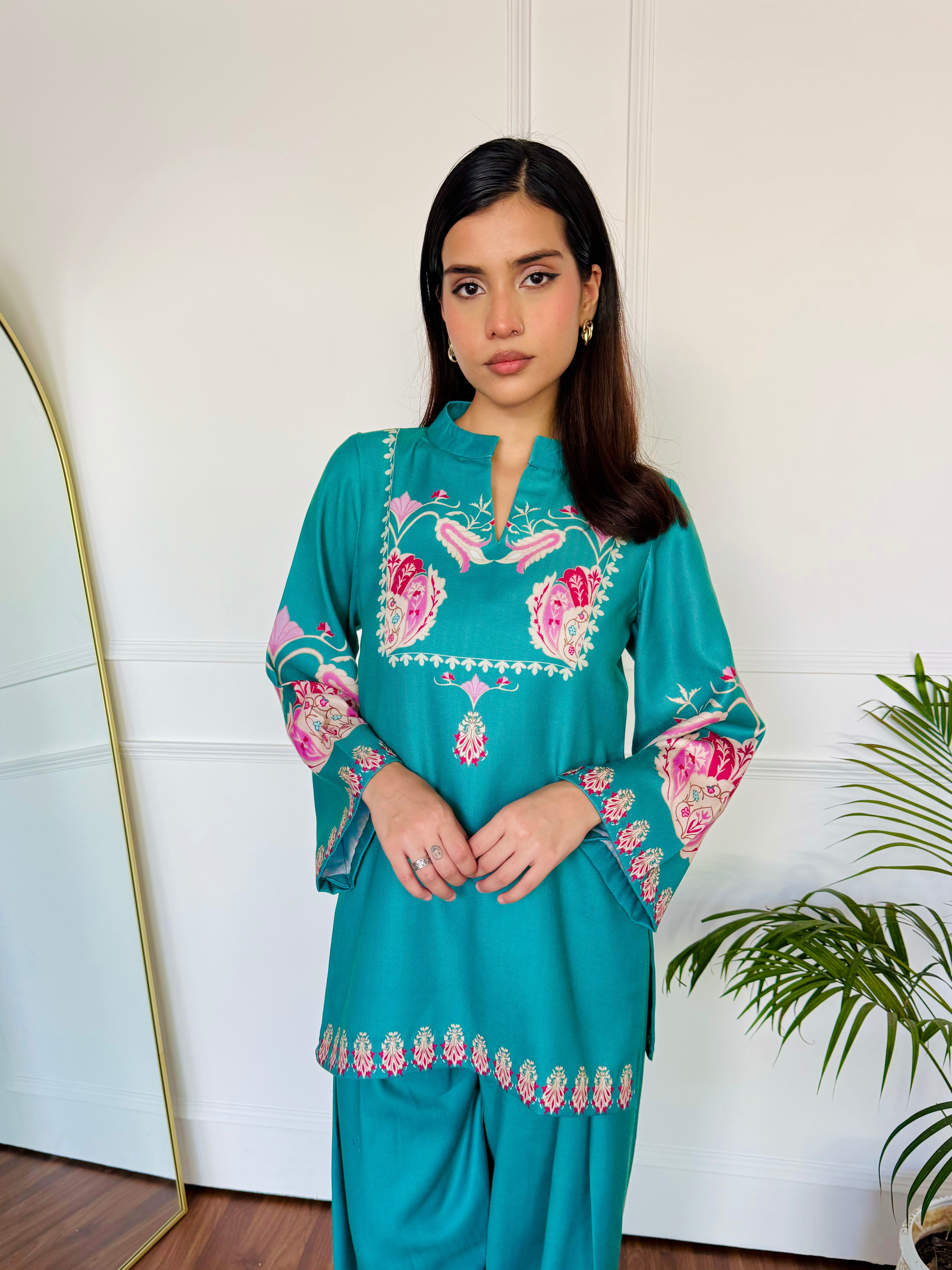 Green Serenity Kurta Set