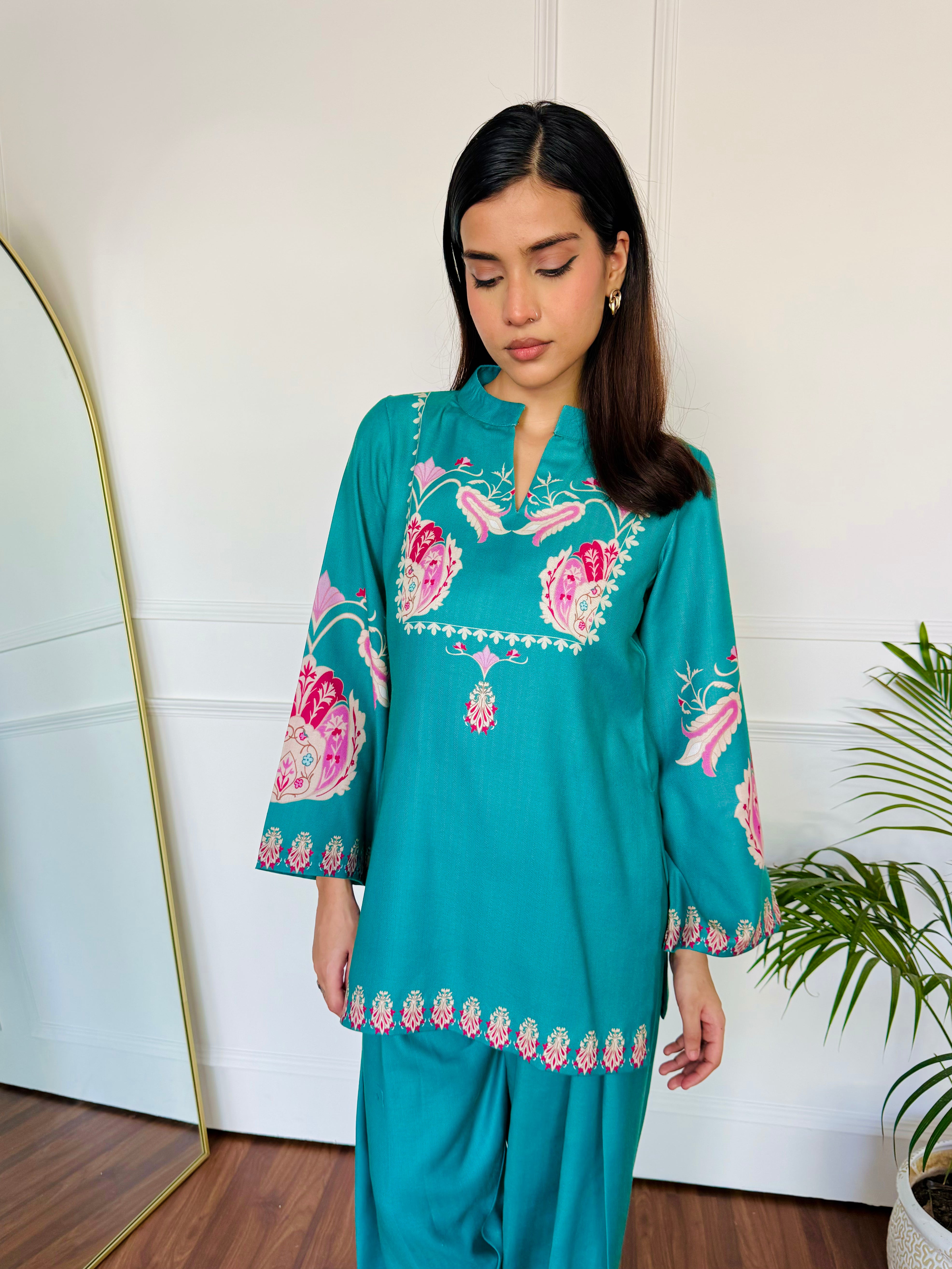 Green Serenity Kurta Set