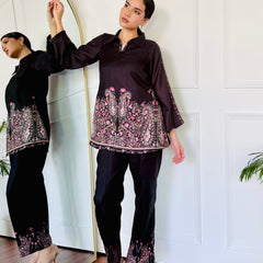 Bold Black Kurta Set