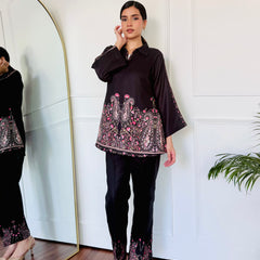 Bold Black Kurta Set