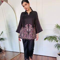 Bold Black Kurta Set