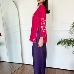 Pink & Purple Farshi Salwaar Set