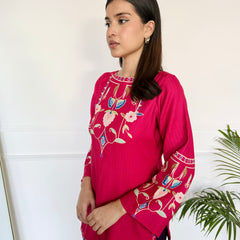 Pink & Purple Farshi Salwaar Set