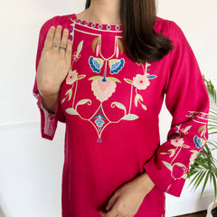 Pink & Purple Farshi Salwaar Set