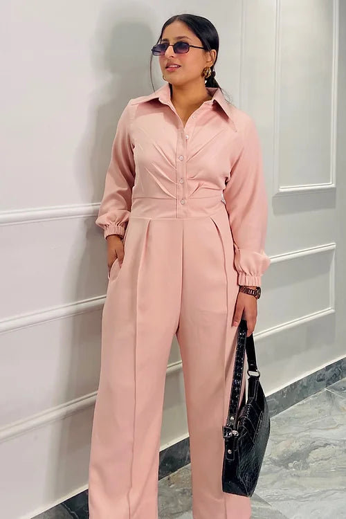 Selina Neutral Classy Jumpsuit
