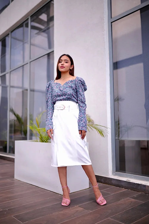 Emily Pastel Skirt Set