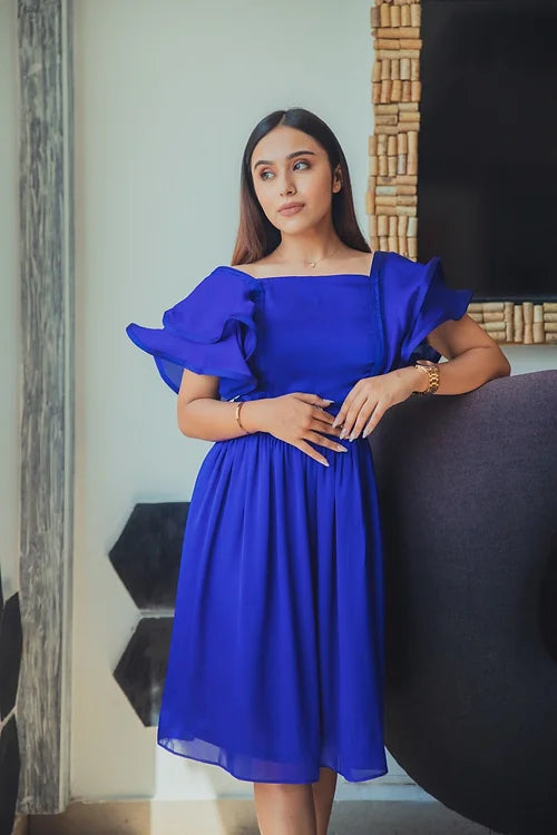The Trendsetter Blue Dress