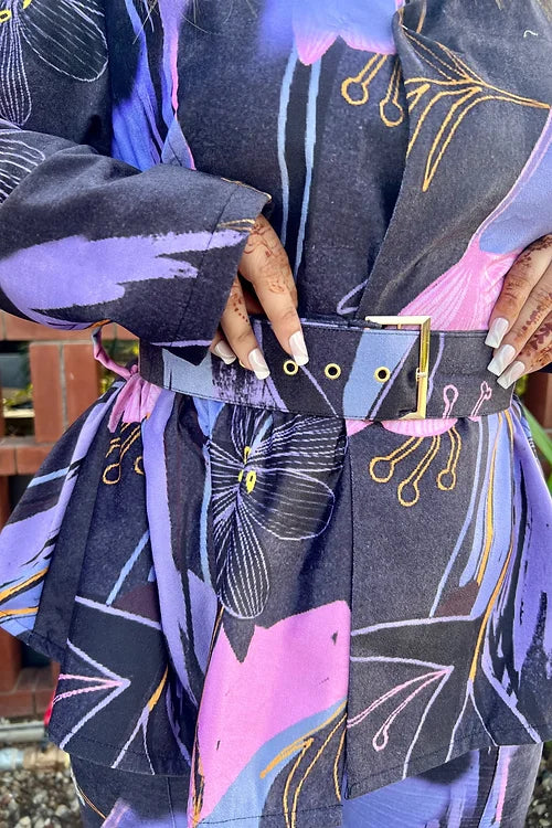 Kyra Velvet Printed Coord Set 1