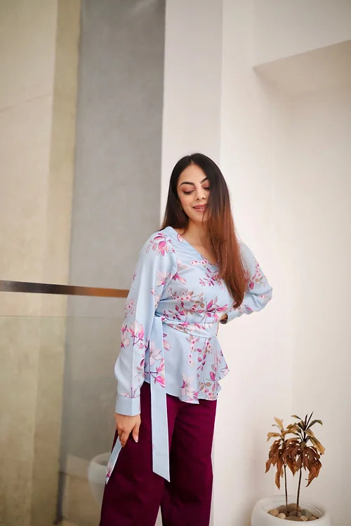 Stell Pastel Coord With Bold Trousers