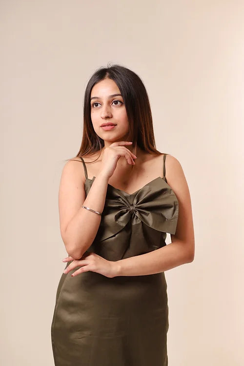 Kyra Statement Dress with front bow