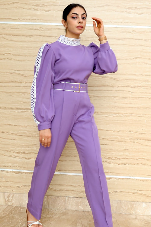 Lyla Formal Purple Coord