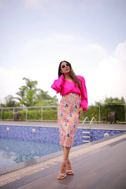 Colorful Skirt Set