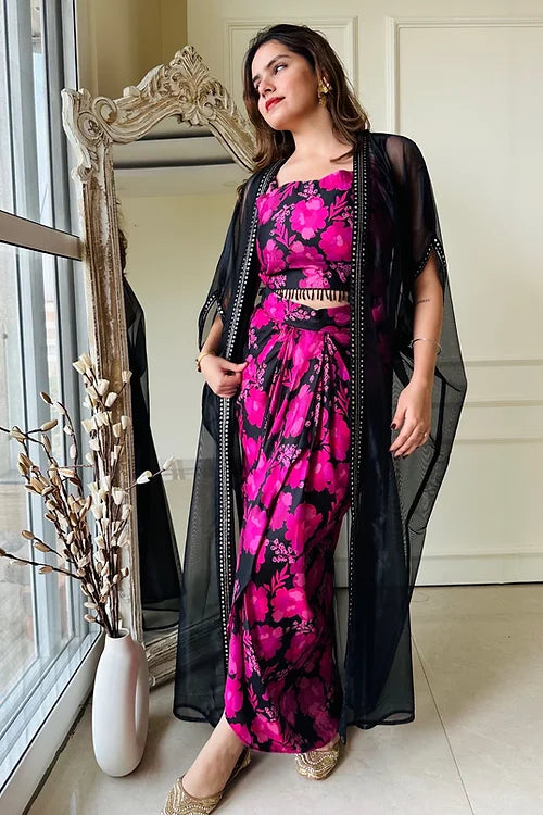 Lyla Black Floral Indo Fusion Set