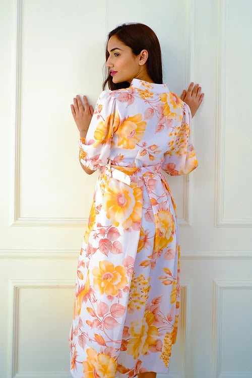 Dianna Floral Summer Midi Dress